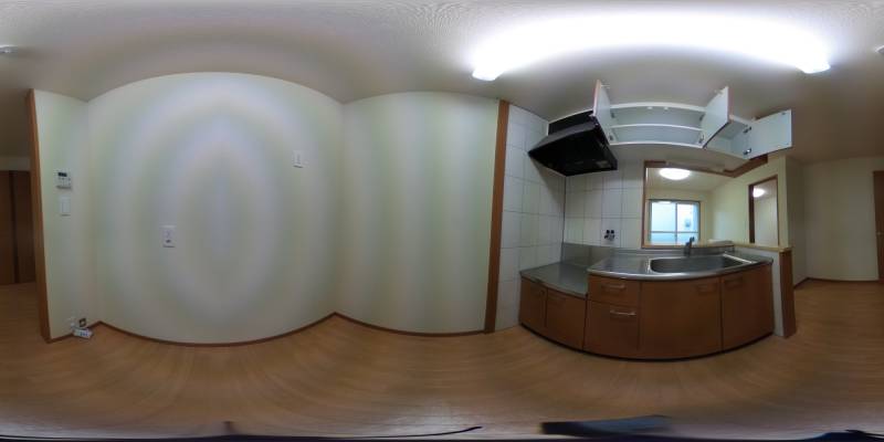 パノラマ画像キッチン