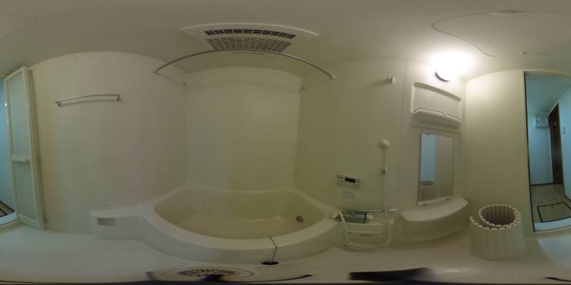 パノラマ画像バスルーム