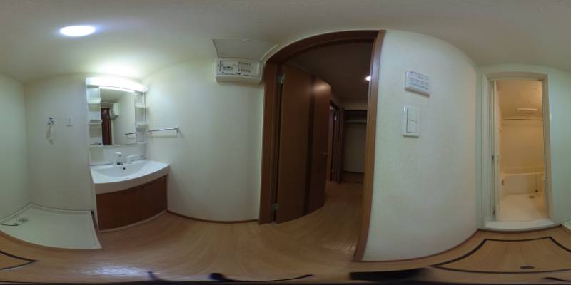 パノラマ画像洗面所