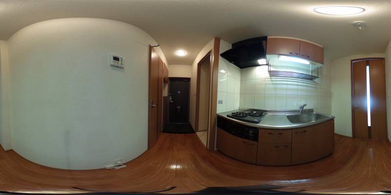 パノラマ画像キッチン