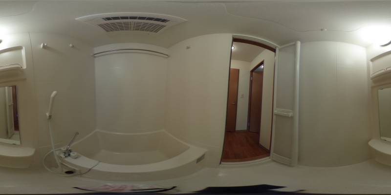 パノラマ画像バスルーム