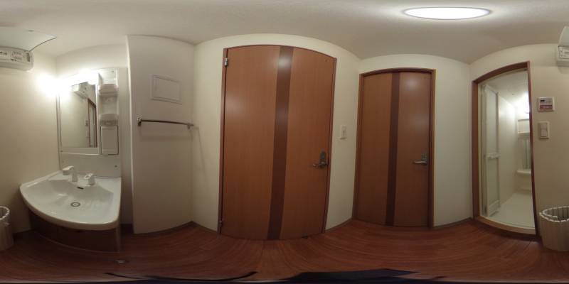 パノラマ画像洗面所