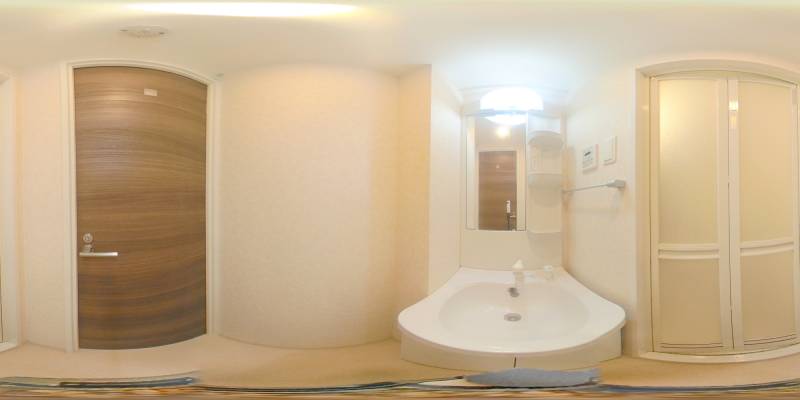 パノラマ画像洗面所