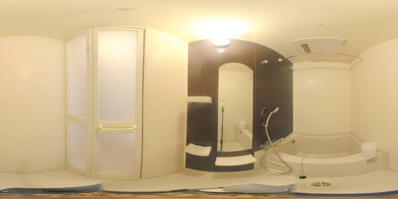 パノラマ画像バスルーム