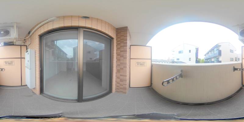 パノラマ画像バルコニー