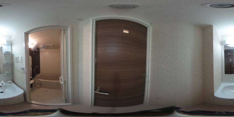 パノラマ画像洗面所