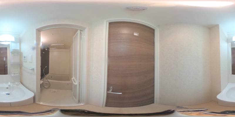 パノラマ画像洗面所