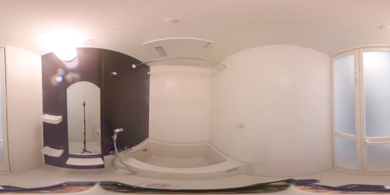 パノラマ画像バスルーム