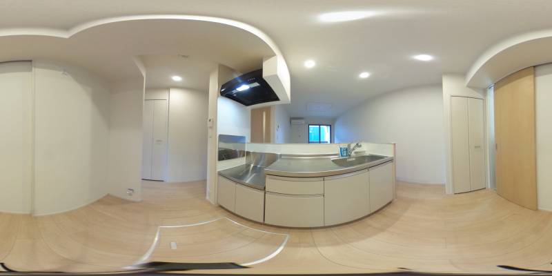 パノラマ画像キッチン