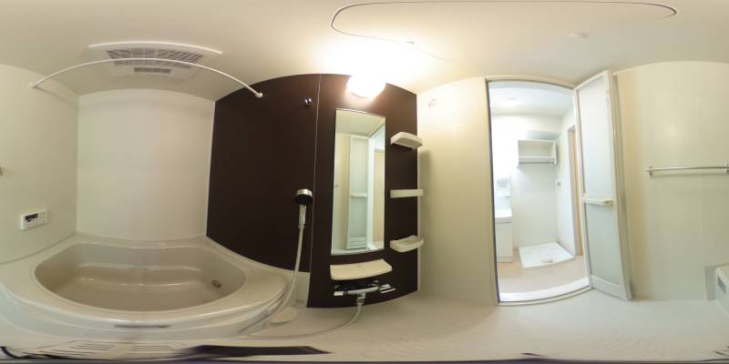 パノラマ画像バスルーム