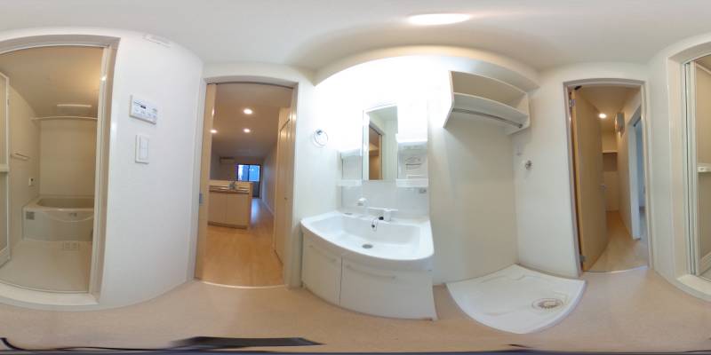 パノラマ画像洗面所