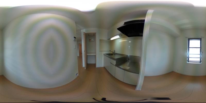 パノラマ画像キッチン