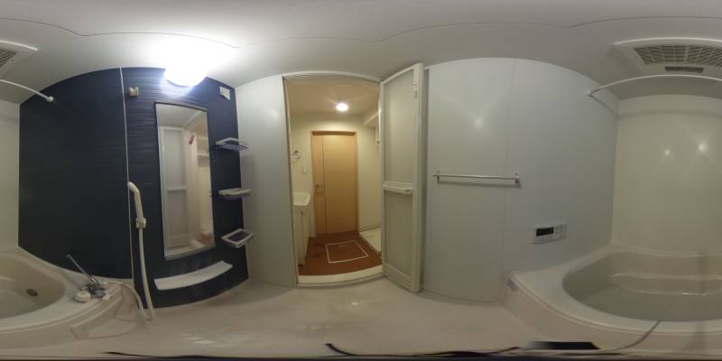 パノラマ画像バスルーム