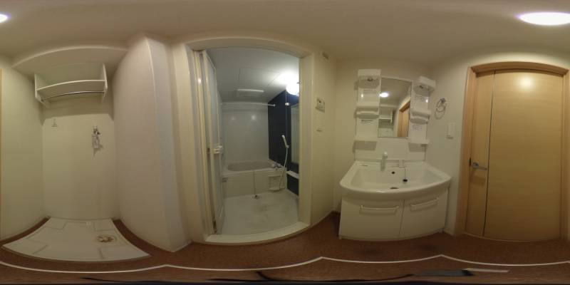 パノラマ画像洗面所