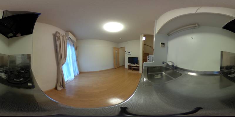 パノラマ画像リビング