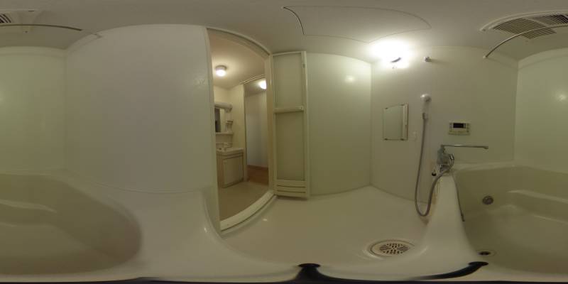 パノラマ画像バスルーム