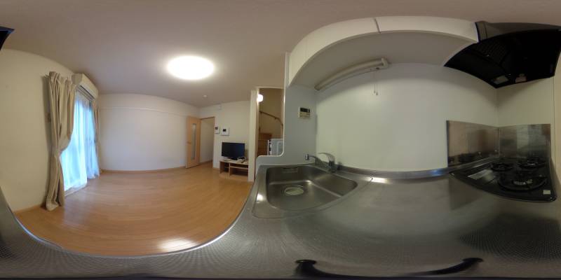 パノラマ画像キッチン
