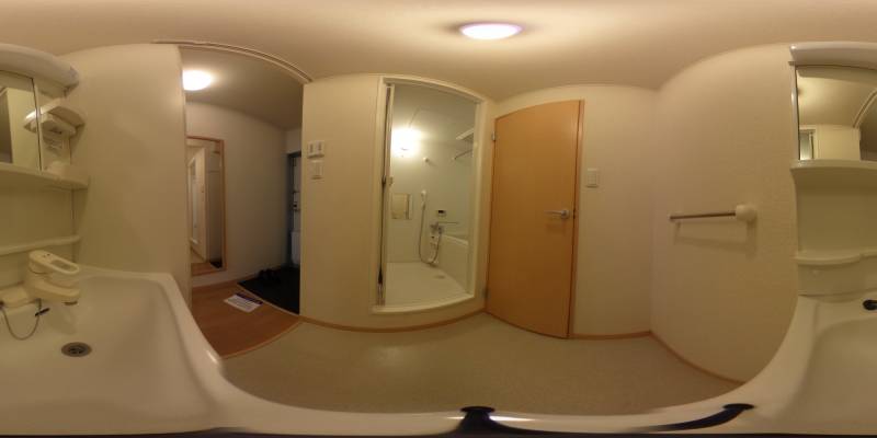 パノラマ画像洗面所