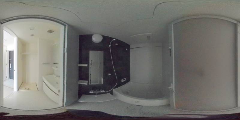 パノラマ画像バスルーム