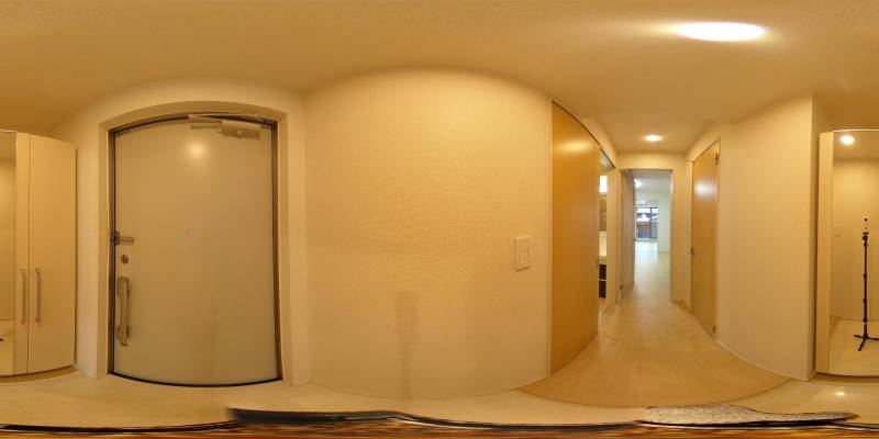 パノラマ画像玄関