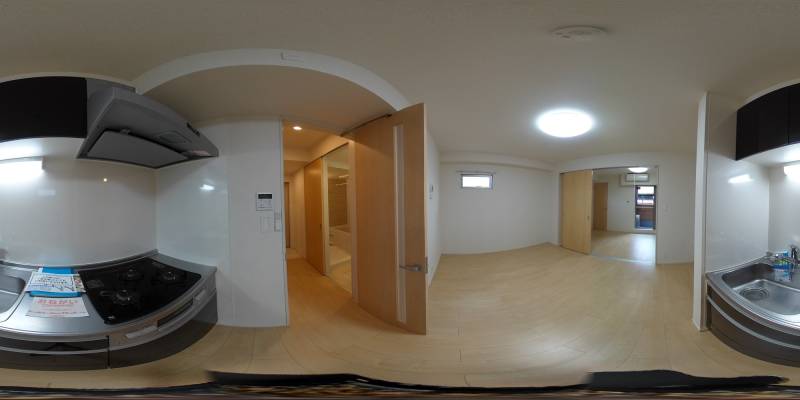 パノラマ画像キッチン