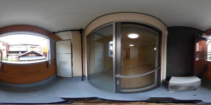 パノラマ画像バルコニー