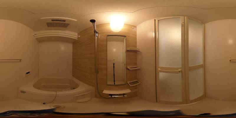 パノラマ画像バスルーム