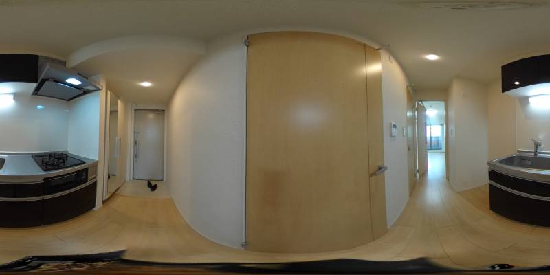 パノラマ画像キッチン