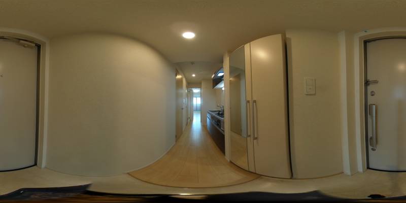 パノラマ画像玄関