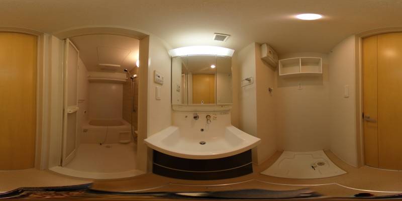 パノラマ画像洗面所