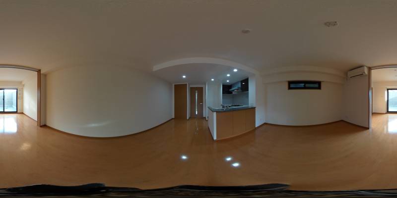 パノラマ画像リビング