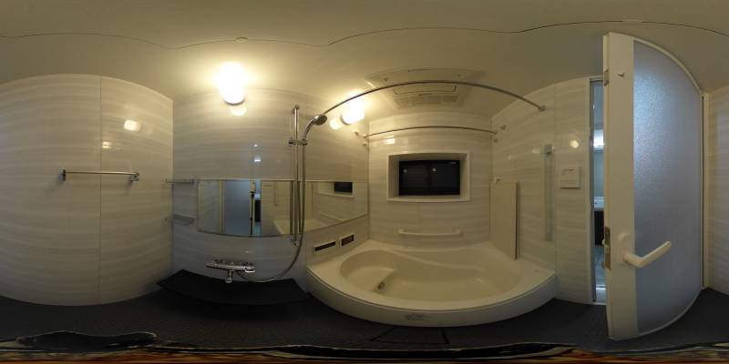 パノラマ画像バスルーム