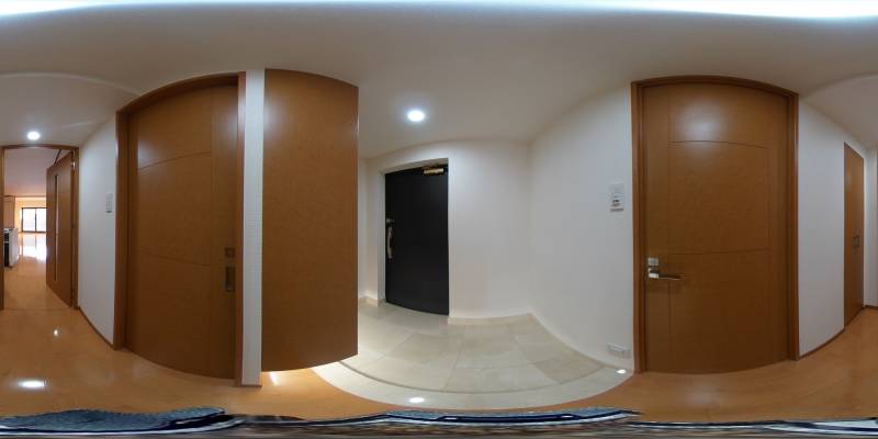 パノラマ画像玄関