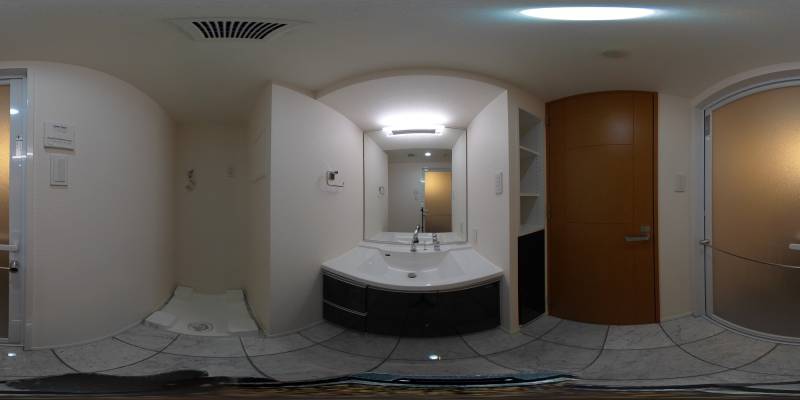 パノラマ画像洗面所