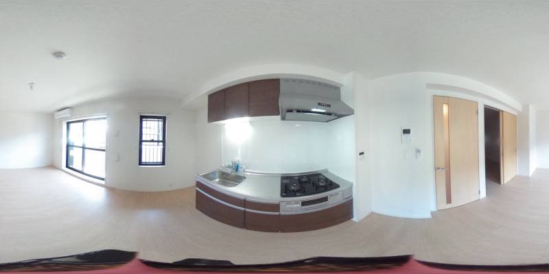 パノラマ画像キッチン