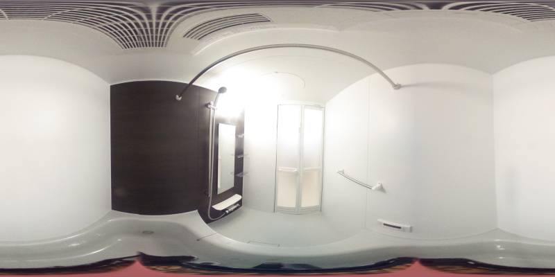 パノラマ画像バスルーム