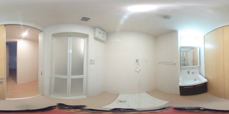 パノラマ画像洗面所