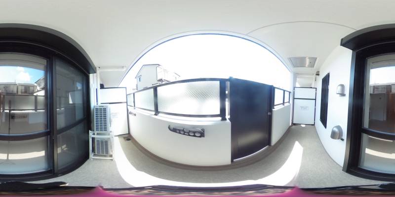 パノラマ画像バルコニー