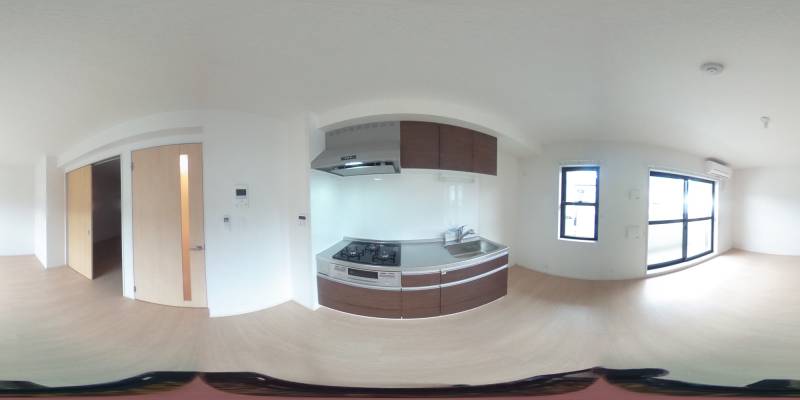 パノラマ画像キッチン