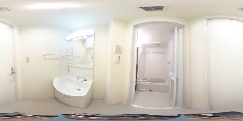 パノラマ画像洗面所