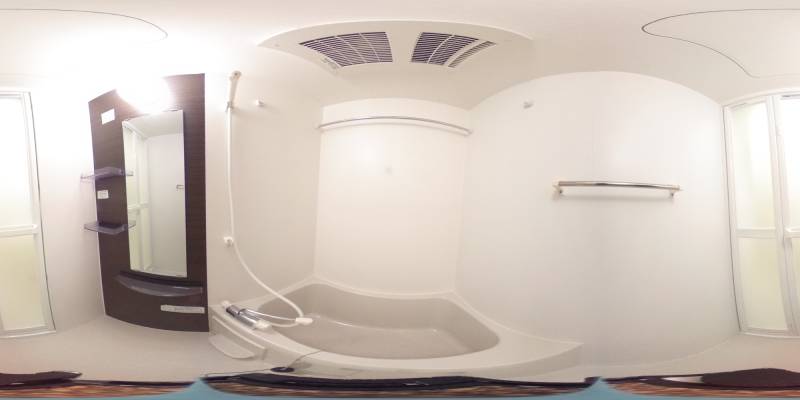 パノラマ画像バスルーム