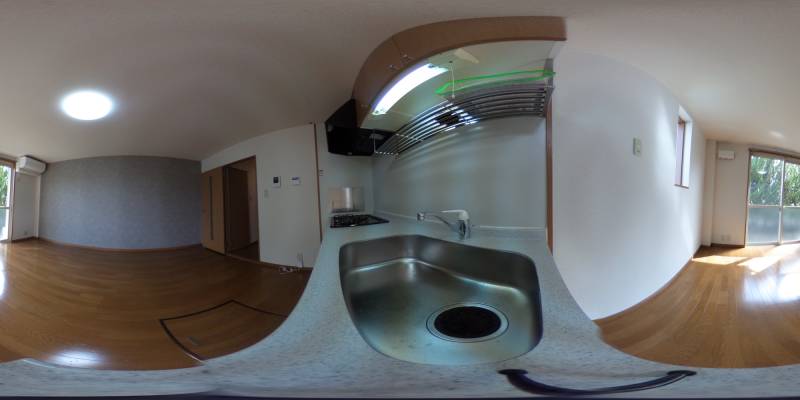 パノラマ画像リビング