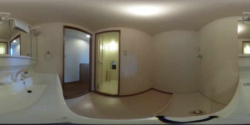 パノラマ画像洗面所