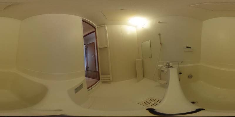 パノラマ画像バスルーム