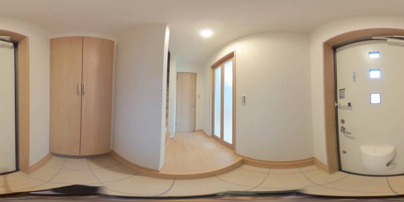 パノラマ画像玄関