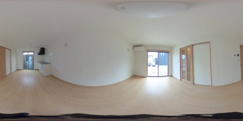 パノラマ画像リビング