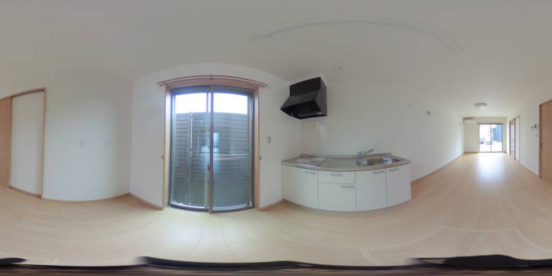 パノラマ画像キッチン