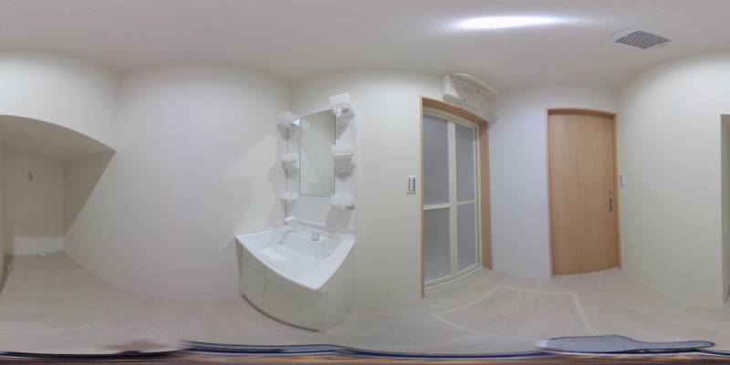 パノラマ画像洗面所