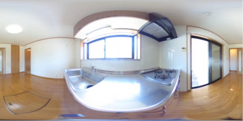 パノラマ画像キッチン