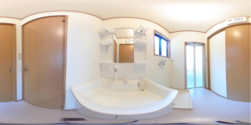 パノラマ画像洗面所